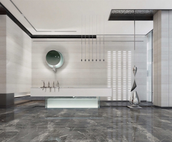 Modern Office Reception Desk-ID:178740014