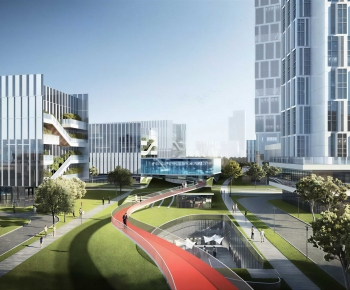 Modern Appearance Of Commercial Building-ID:499300968