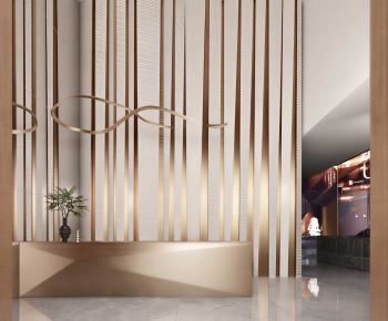 Modern Office Reception Desk-ID:226773989