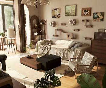 Modern A Living Room-ID:128459962