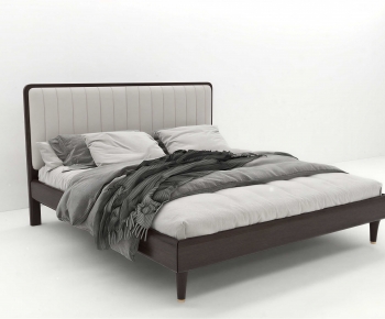 Modern Double Bed-ID:401876939
