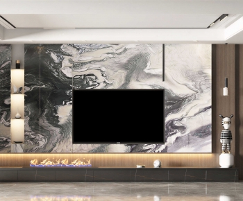 Modern A Living Room-ID:665556913