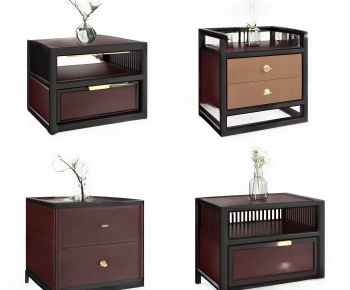 New Chinese Style Bedside Cupboard-ID:163656955