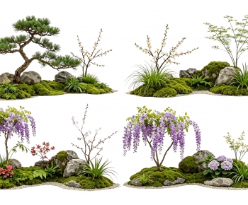 New Chinese Style Plant Landscaping-ID:344938992