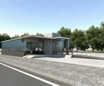 Modern Building Appearance-ID:684708127
