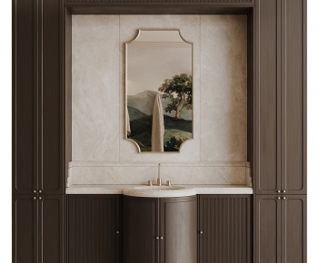 French Style Bathroom Cabinet-ID:968578101