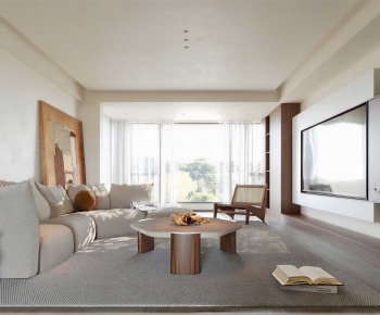 Modern A Living Room-ID:691036941