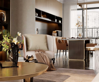 Modern A Living Room-ID:403374917