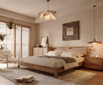 Japanese Style Bedroom-ID:641712908