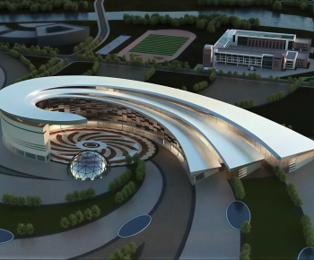 Modern Architecture Of Artistic Style-ID:314049013