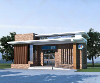 Modern Public Building-ID:556770092