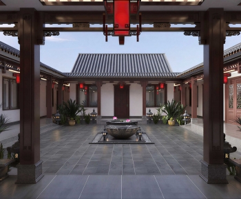 Chinese Style Courtyard/landscape-ID:567913065