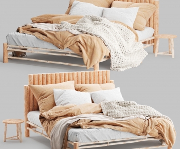 Modern Double Bed-ID:161920076