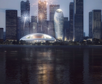 Modern Building Appearance-ID:153306969