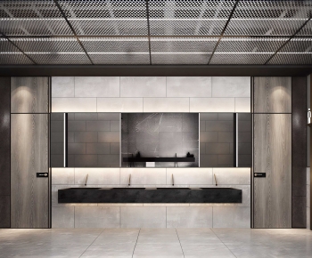 Modern Public Toilet-ID:863621952