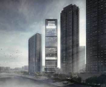 Modern Appearance Of Commercial Building-ID:991580011