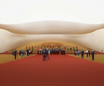 Modern Exhibition Hall-ID:853696116