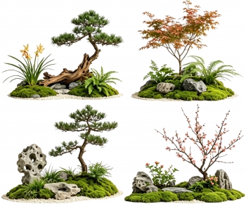 New Chinese Style Plant Landscaping-ID:846765044