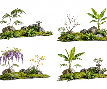 New Chinese Style Plant Landscaping-ID:610680675