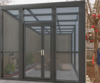 Modern Glass Sun Room-ID:771342044
