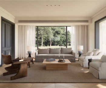 Modern A Living Room-ID:555891046