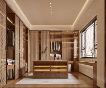 Modern Clothes Storage Area-ID:599181892
