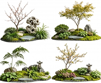 New Chinese Style Plant Landscaping-ID:867641933