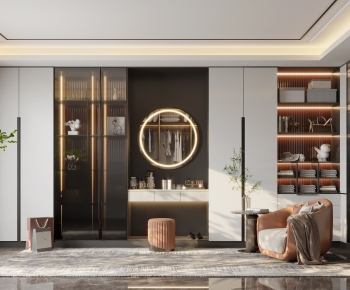 Modern Clothes Storage Area-ID:267090881