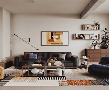 Modern A Living Room-ID:875648021
