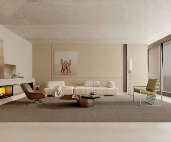 Modern A Living Room-ID:625341896