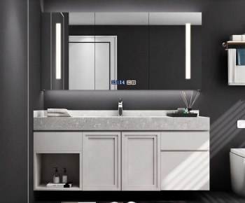 Modern Bathroom Cabinet-ID:655685904