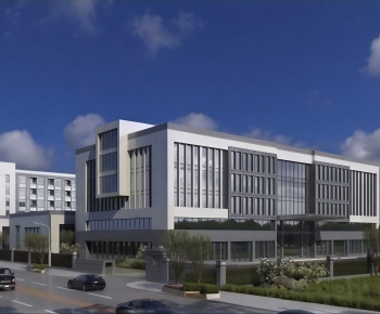 Modern Appearance Of Commercial Building-ID:536571032