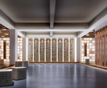Modern Exhibition Hall-ID:694533115