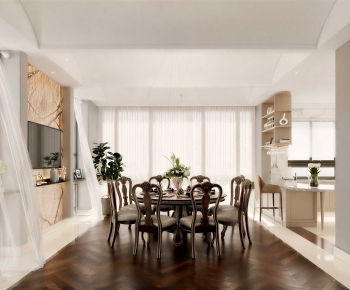 American Style Dining Room-ID:439991952