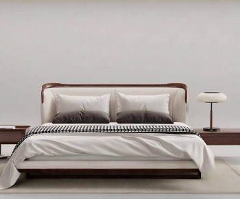 New Chinese Style Double Bed-ID:693818098