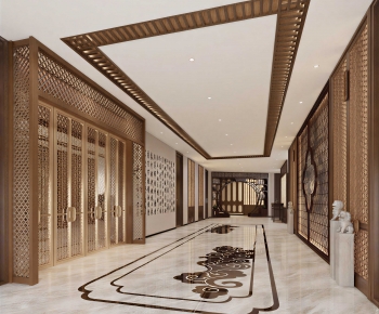 New Chinese Style Corridor-ID:580231906