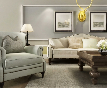 Simple European Style Sofa Combination-ID:471636066