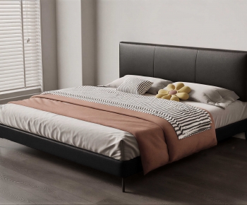 Modern Double Bed-ID:433059938