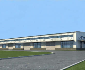 Modern Industrial Building-ID:776960889