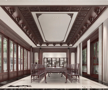 New Chinese Style Meeting Room-ID:922998913