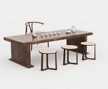 New Chinese Style Tea Tables And Chairs-ID:144903908