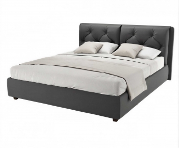 Modern Double Bed-ID:529809076