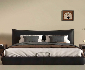 Modern Double Bed-ID:498032098
