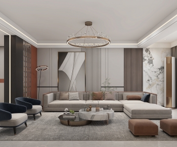 Modern A Living Room-ID:942970042