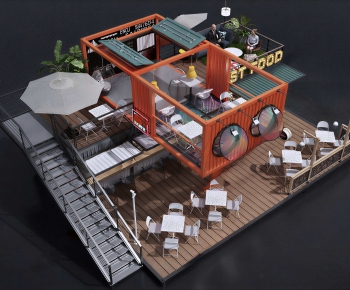 Modern Appearance Of Commercial Building-ID:580059059