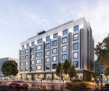 Modern Appearance Of Commercial Building-ID:102241049