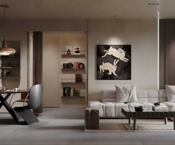 Modern A Living Room-ID:203800295