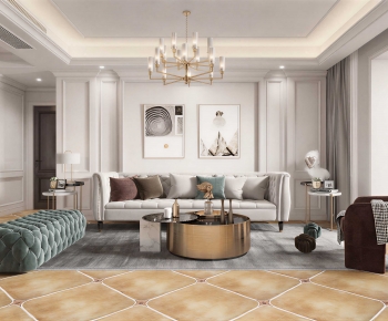 Modern A Living Room-ID:462305076