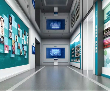 Modern Exhibition Hall-ID:616610059