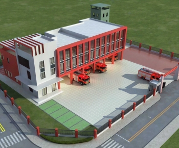 Modern Public Building-ID:699546102